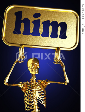 him word and golden skeleton 14571879