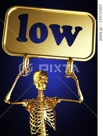low word and golden skeleton 14572307