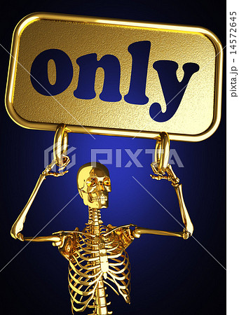 only word and golden skeleton only word and golden skeleton 14572645