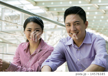 Business man & woman Business man & woman 14576385