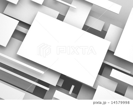 3d plane. abstract render 14579998