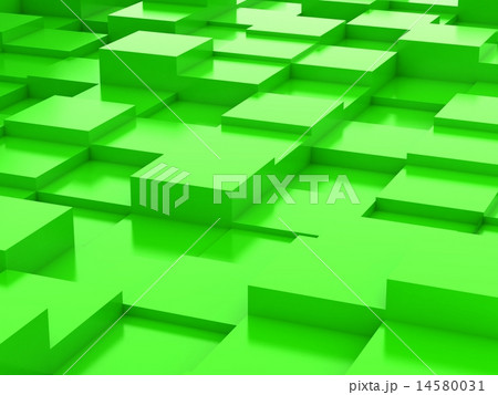 Abstract background of 3d blocksのイラスト素材 [14580031] - PIXTA