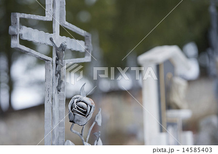 mountain cemetery iron cross mountain cemetery iron cross 14585403