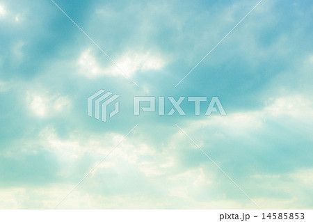 Cloudy weather with sunshine in the sky 14585853