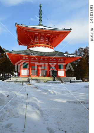 高野山･金剛峰寺の「根本大塔」（和歌山県伊都郡高野町高野山） 14585895