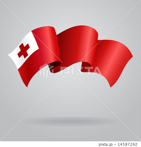 Tonga waving Flag. Vector illustration Tonga waving Flag. Vector illustration 14587292
