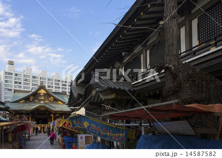 湯島天神の参道 14587582