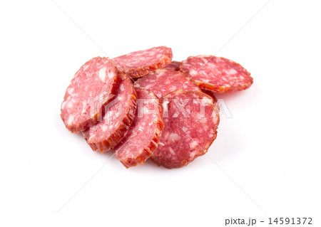 slices of salami 14591372
