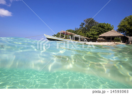 Long Tail Boat on Tropical Beach Long Tail Boat on Tropical Beach 14593063