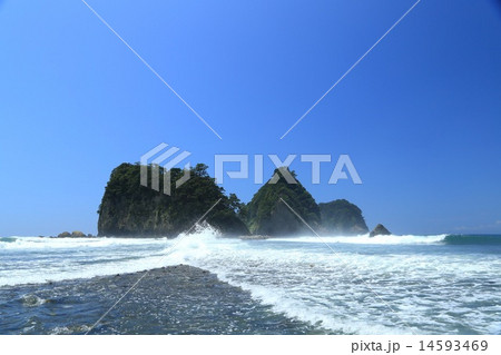 夏の堂ヶ島 14593469