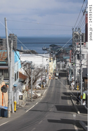 港のみえる坂道 14593491