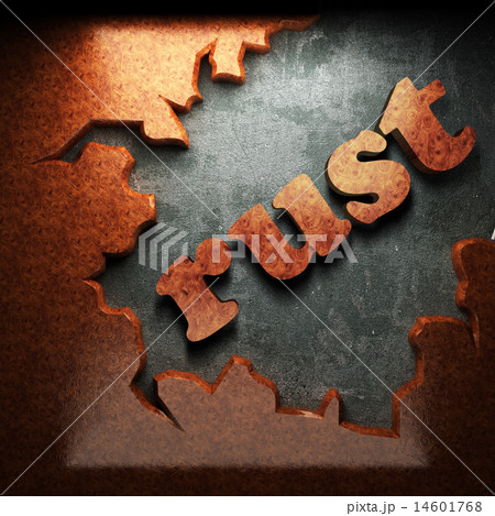 rust vector word of wood 14601768