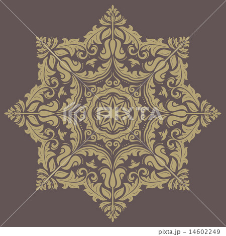 Orient vector ornamental round lace Orient vector ornamental round lace 14602249