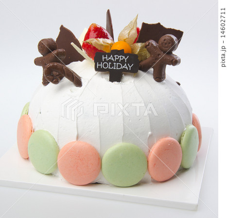cake, Ice-cream cake on background 14602711