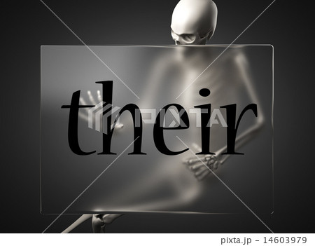 their word on glass and skeleton 14603979