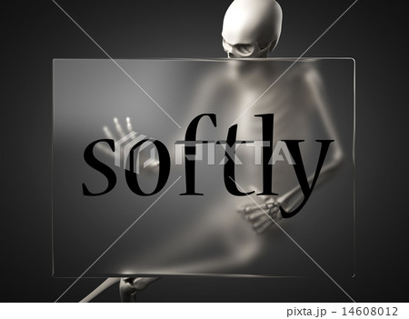 softly word on glass and skeleton softly word on glass and skeleton 14608012