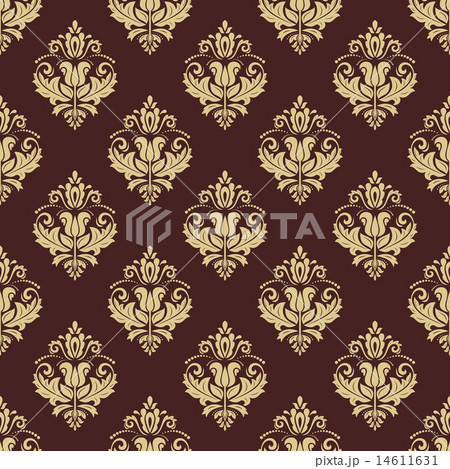 Floral Seamless Vector Pattern. Orient Abstract Background 14611631