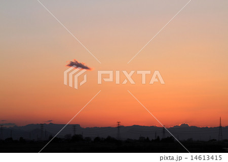 夕焼け空 14613415
