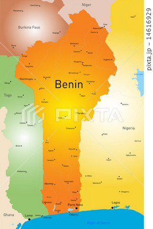 Benin map Benin map 14616929