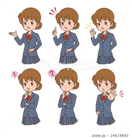 女の子　バリエーション 14619683