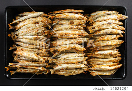 fried fish capelin 14621294