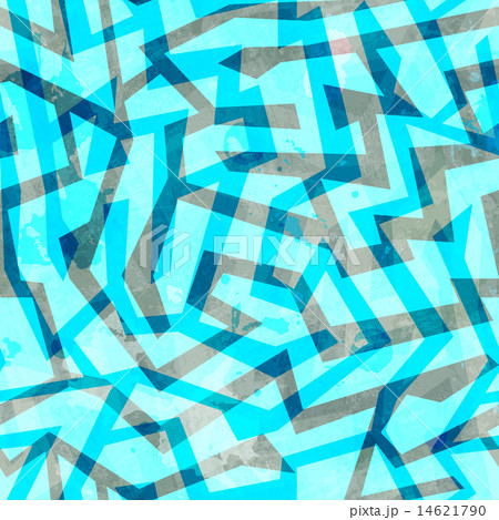 abstract blue maze seamless texture 14621790
