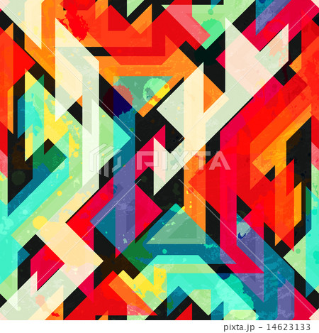 bright geometric seamless pattern 14623133