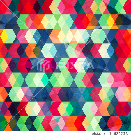 colored cubes seamless with grungr effect 14623238