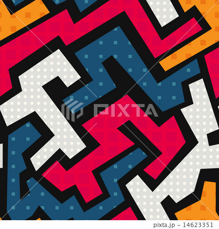 colorful geometric seamless pattern 14623351
