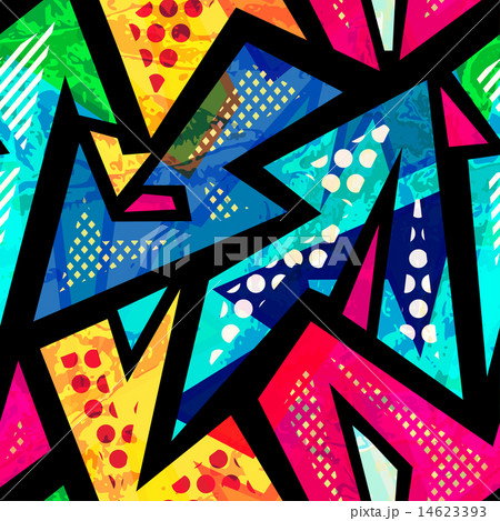 funny geometric seamless pattern 14623393