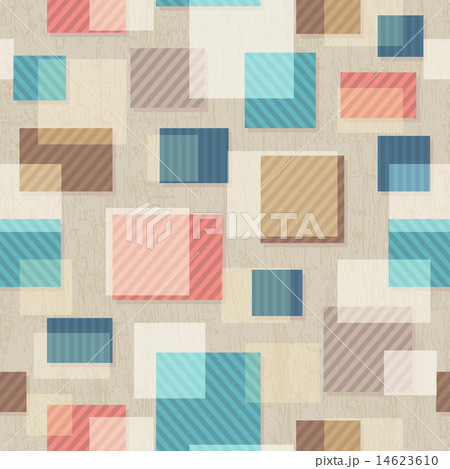 vintage square seamless pattern with grunge effect vintage square seamless pattern with grunge effect 14623610