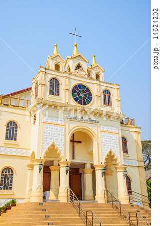 Suebnathitham church in Chiang Mai, Thailand. Suebnathitham church in Chiang Mai, Thailand. 14624202