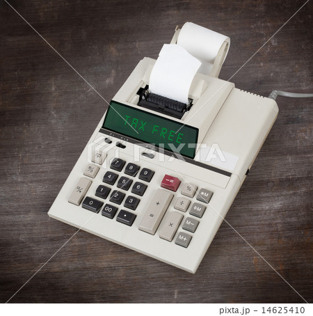 Old calculator - tax free Old calculator - tax free 14625410