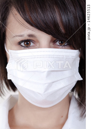 Portrait of serious young woman doctor Portrait of serious young woman doctor 14625513