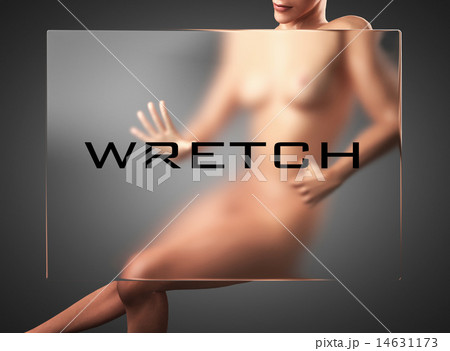 wretch word on glass and woman wretch word on glass and woman 14631173