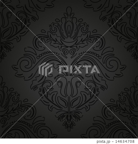 Damask Seamless Vector Pattern. Orient Background 14634708