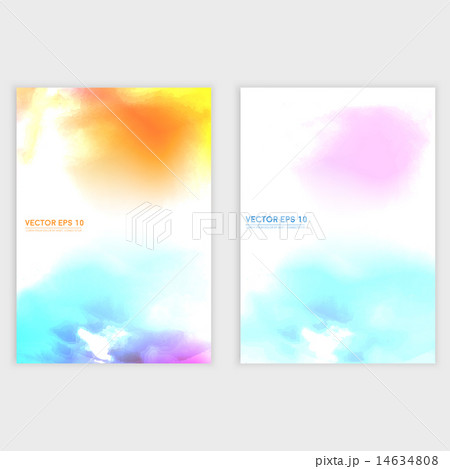 Vector water color cloud.  14634808