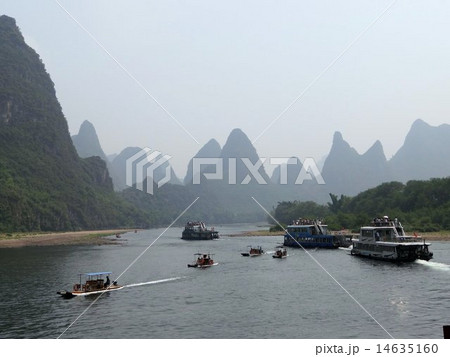 中国 桂林漓江下り 中国 桂林漓江下り 14635160