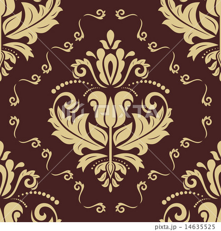Orient Seamless Vector Pattern. Abstract Background 14635525