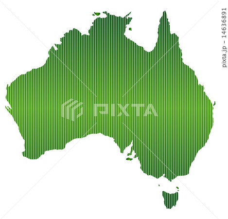 オーストラリア　地図　国 14636891