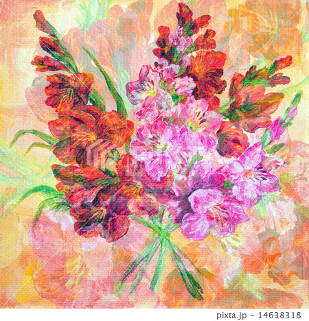 Bouquet Of Gladiolus Flowers 14638318