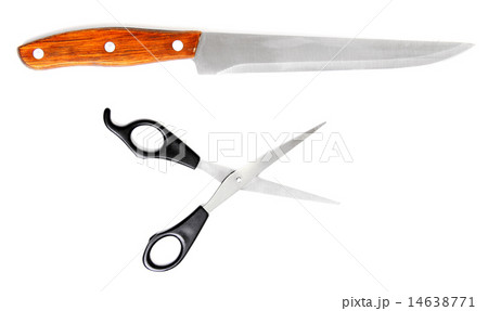 Knife and scissors Knife and scissors 14638771