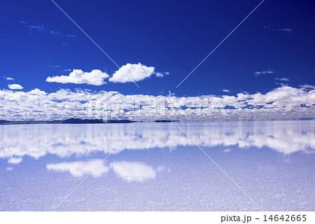 ミラーレイクのウユニ塩湖 14642665