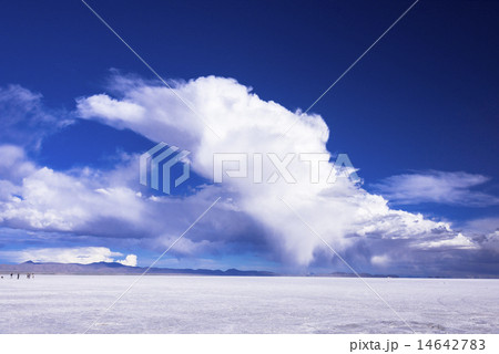 ミラーレイクのウユニ塩湖 14642783