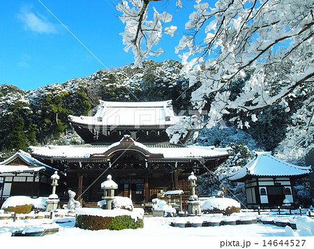 雪の三室戸寺 14644527