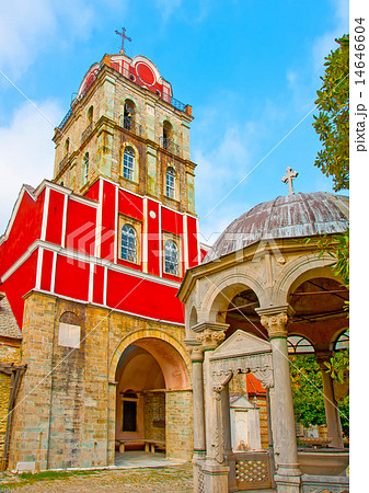 monastery Iviron in holy mountain Athos Greece 14646604