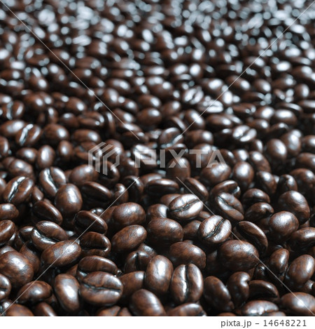 Food and drink background of roasted coffee beans Food and drink background of roasted coffee beans 14648221