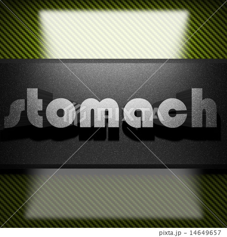 stomach word of iron on carbon 14649657