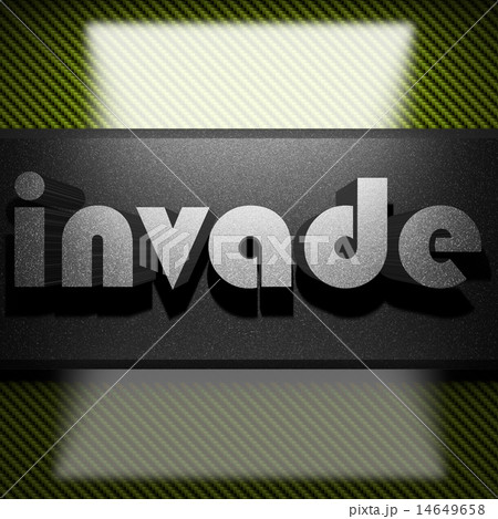 invade word of iron on carbon 14649658