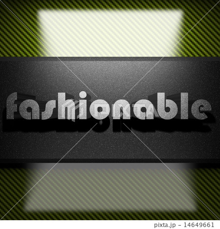 fashionable word of iron on carbon 14649661